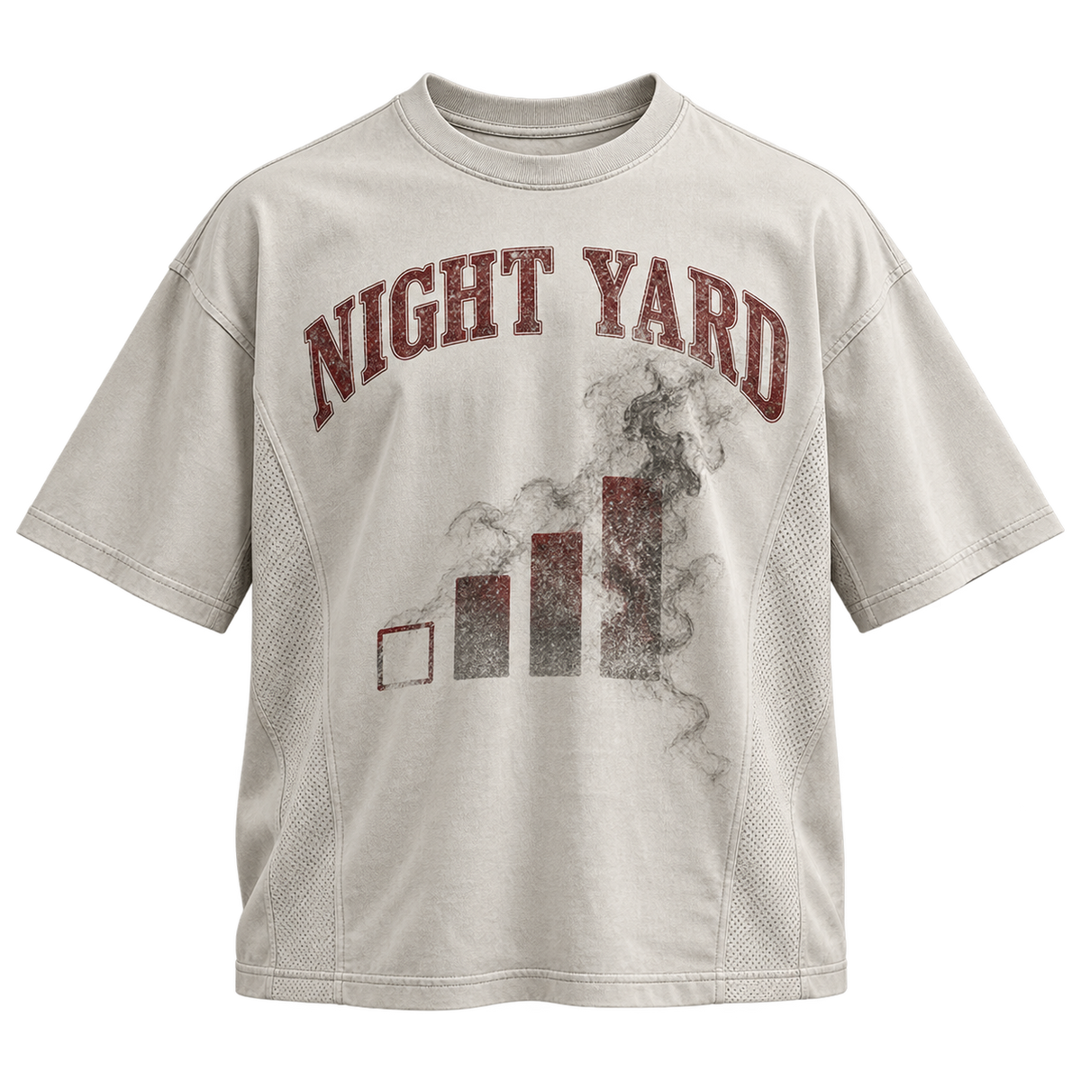No Service Mesh Panel Tee by Night Yard on transparent background