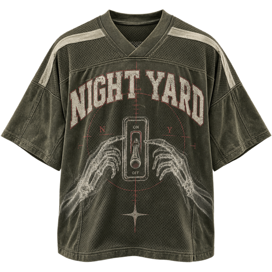 Switch Ghost Football Graphic Tee by Night Yard on transparent background