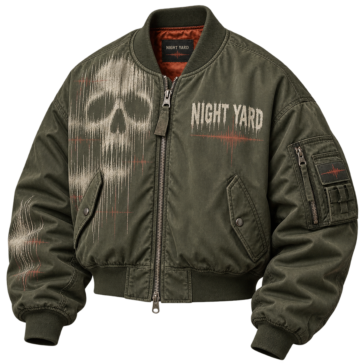 Dead Frequency Utility Bomber by Night Yard on transparent background