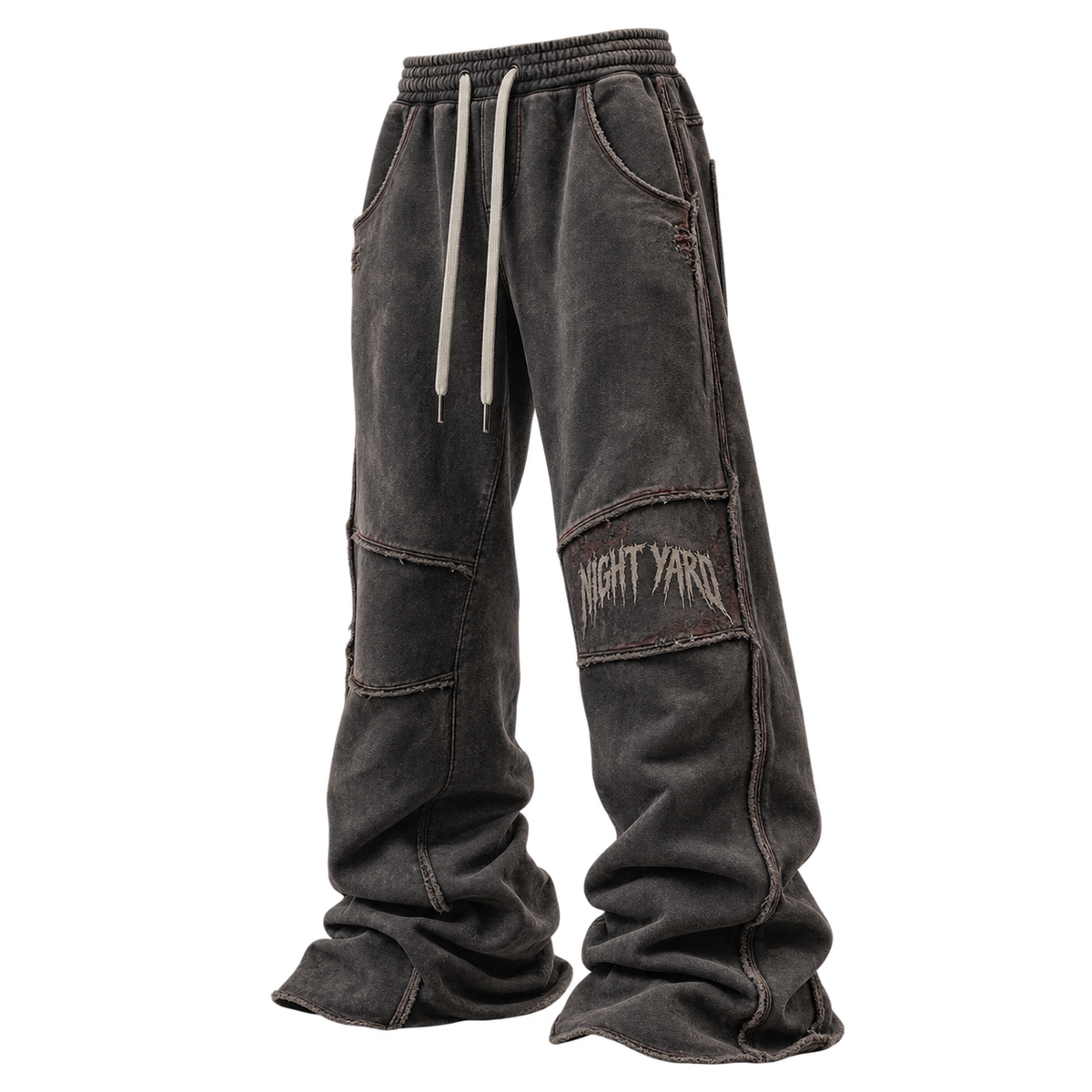 Oxide Static Knee Flare Sweatpant by Night Yard on transparent background