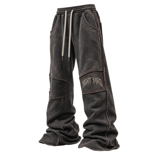 Oxide Static Knee Flare Sweatpant by Night Yard on transparent background