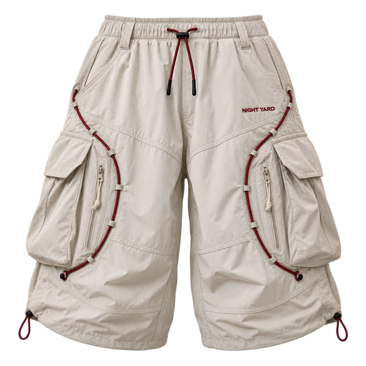 Orbit Cord Parachute Cargo Short by Night Yard on transparent background