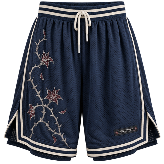 Night Bloom Mesh Basketball Short by Night Yard on transparent background