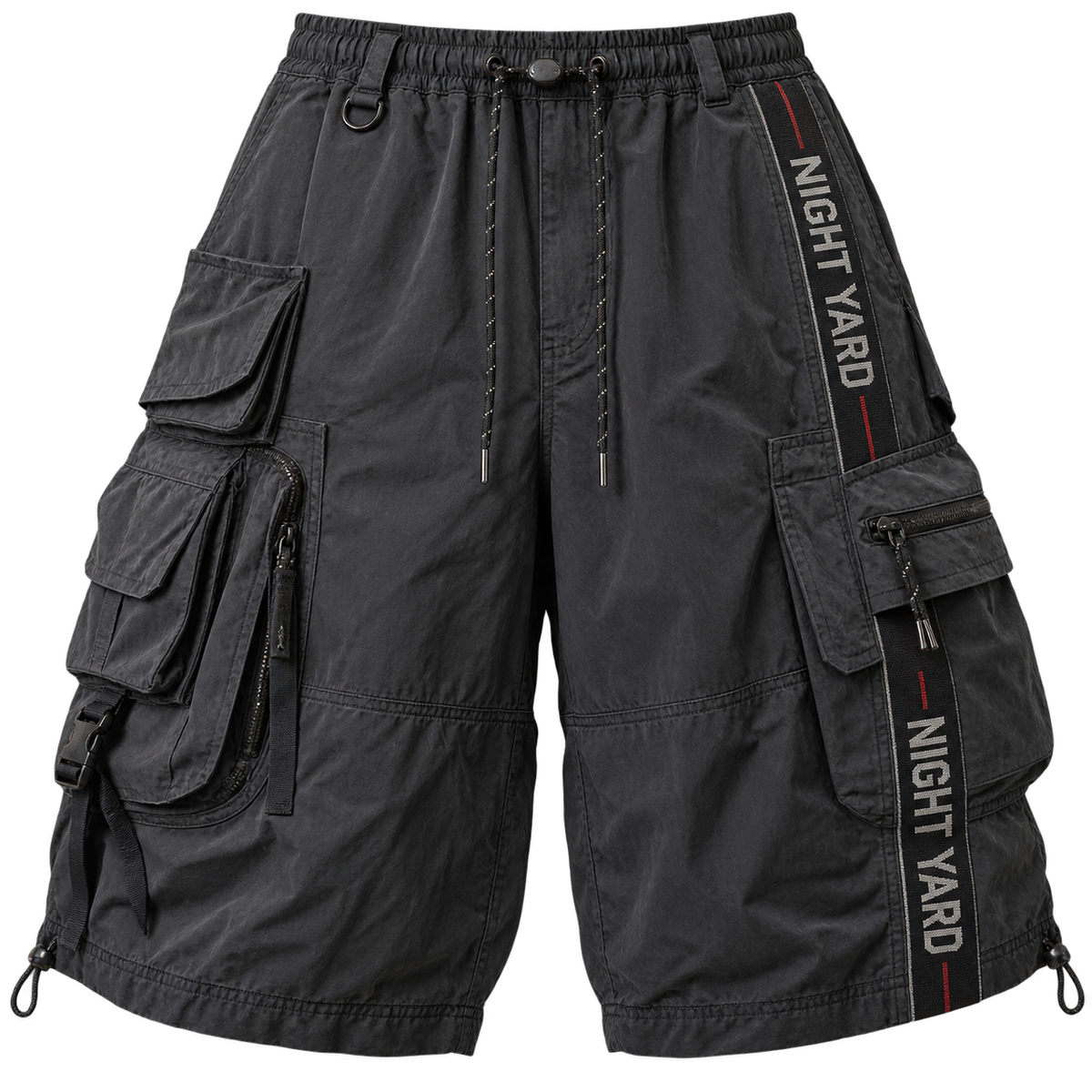 Route Tape Parachute Cargo Short by Night Yard on transparent background