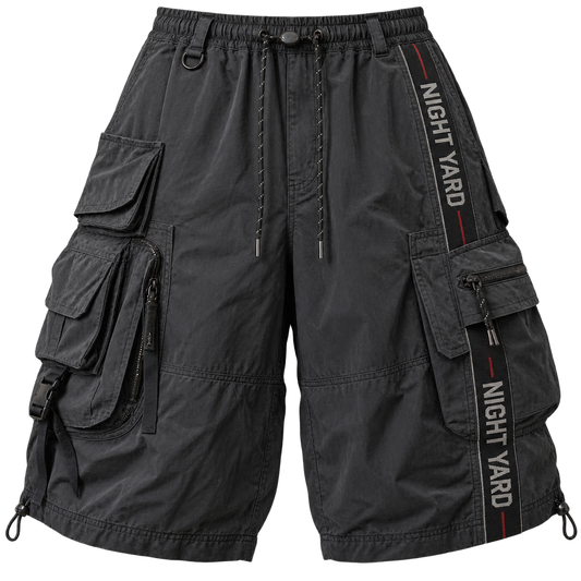 Route Tape Parachute Cargo Short by Night Yard on transparent background