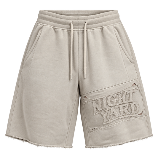 Static Knee Heavyweight Sweat Short by Night Yard on transparent background