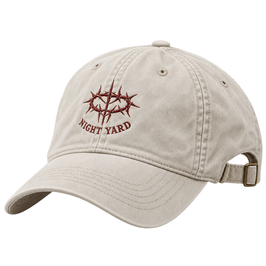 Thorn Crest Washed Dad Cap by Night Yard on transparent background