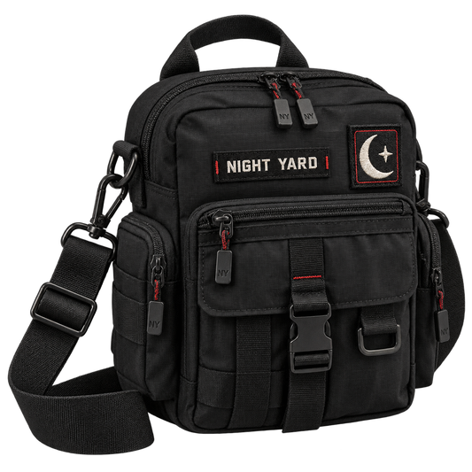 Blacksite Crossbody Utility Bag by Night Yard on transparent background