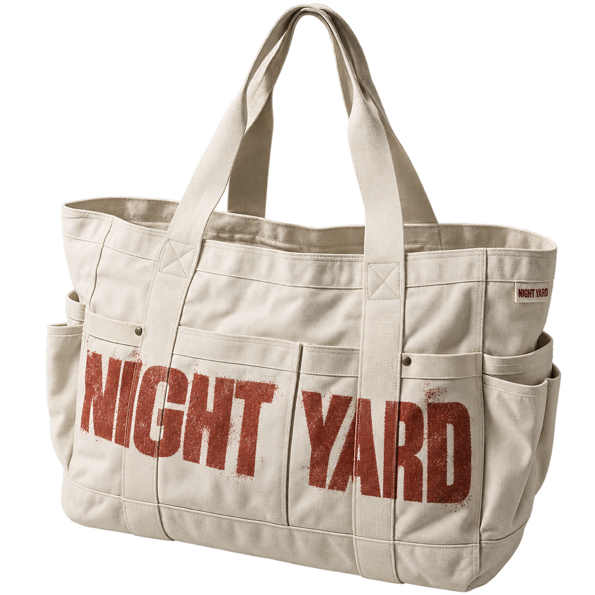 Terminal Oversized Tote Bag by Night Yard on transparent background