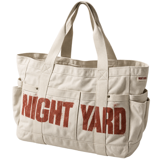 Terminal Oversized Tote Bag by Night Yard on transparent background