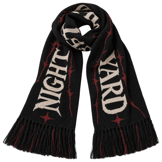 Nocturne Knit Scarf by Night Yard on transparent background